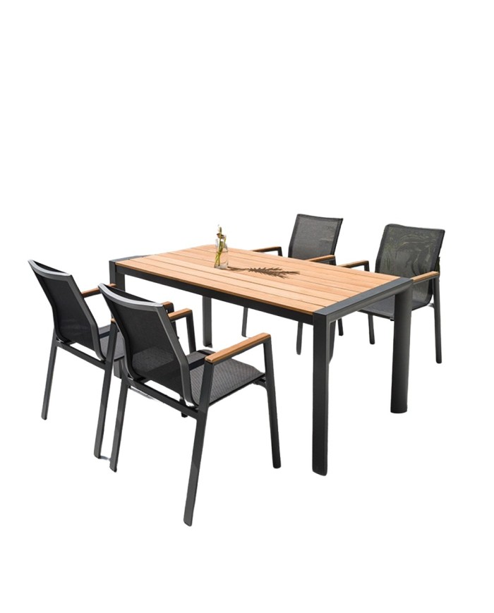 Chairs Square Outdoor Table
