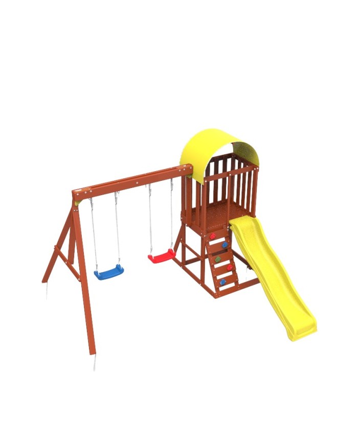 Sun Shine Swing Set - Wooden Playset