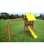 Baboon Swing Set - Wooden Playset